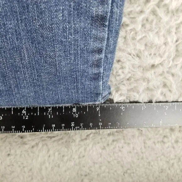 Levis Jeans Womens 12 Blue  515 Bootcut Mid Rise Stretch V Pocket - Picture 8 of 13